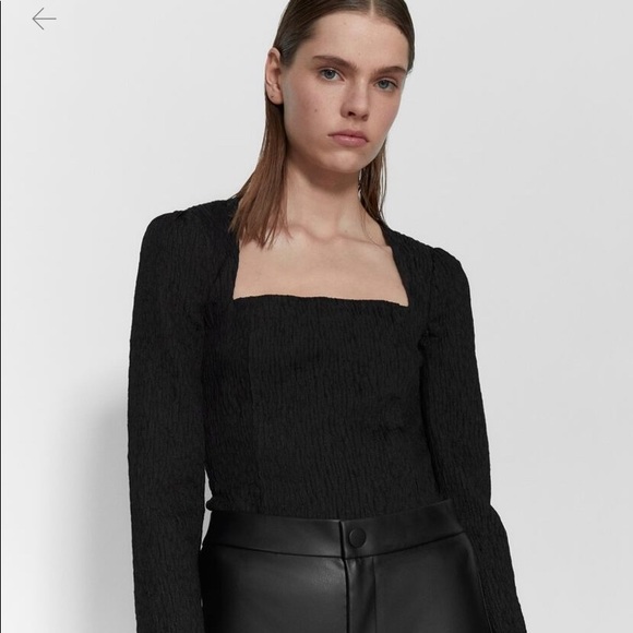 Zara Tops Zara Black Bodysuits Poshmark